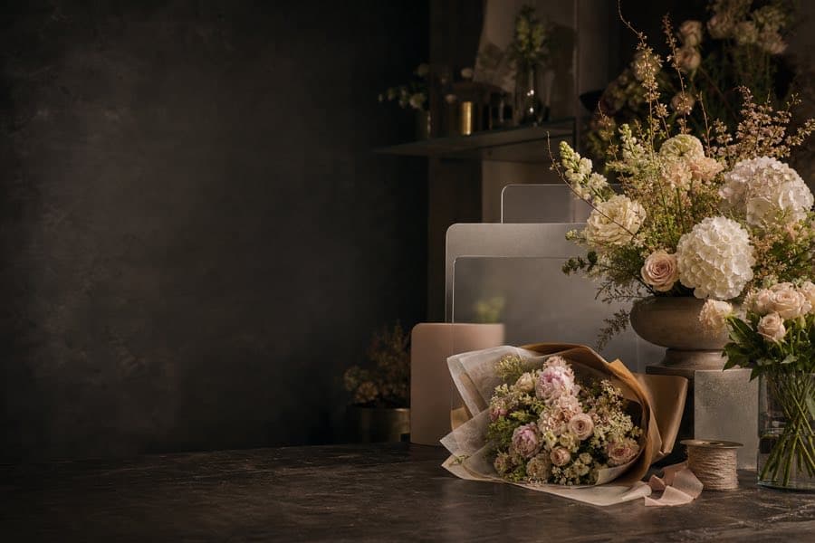 Luxury floral arrangement for the Seasons Floristry case study